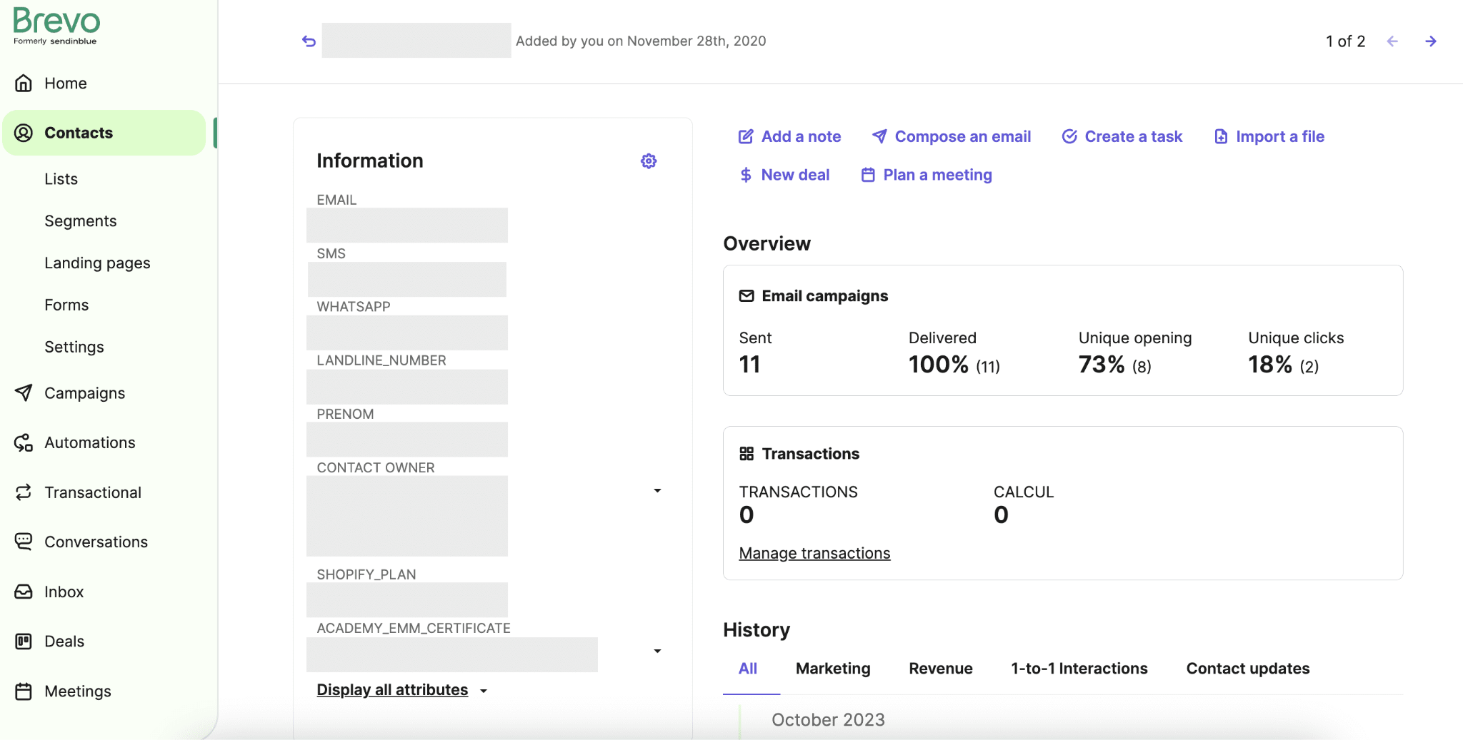 Streamline Contact Management