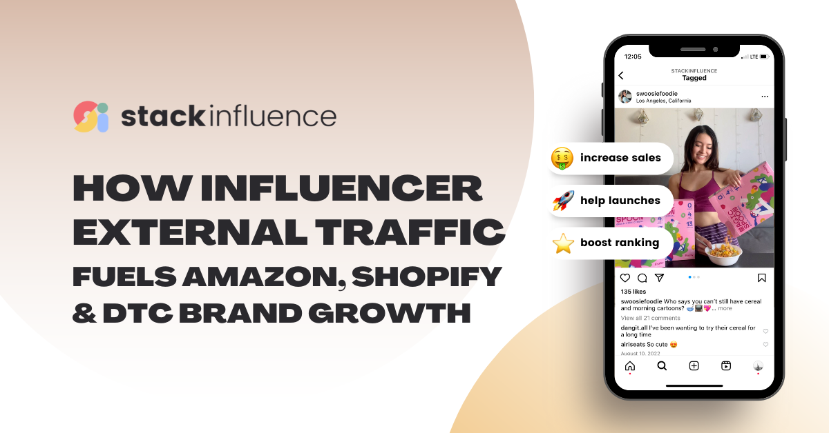 How Influencer External Traffic Fuels Amazon, Shopify & DTC Brand Growth